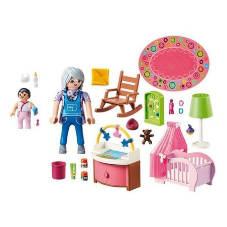 Figuras Acción Niños Playmobil Habitación Bebé 70210