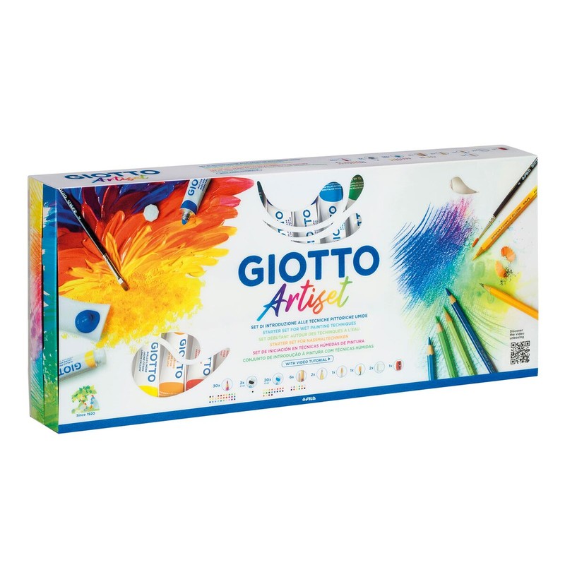 Manualidades Niños Giotto Artiset: Set de Dibujo 65 Piezas Multicolor - Compra online en MegaJuguetes