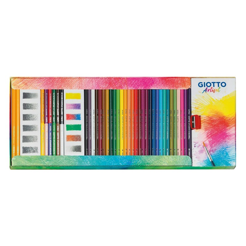 Manualidades Niños Giotto Artiset: Set de Dibujo 65 Piezas Multicolor