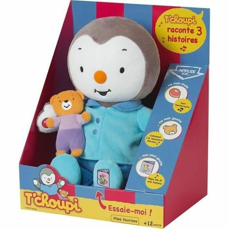 Juguetes Electrónicos Niños: Mascota Interactiva Jemini T'choupi 30 cm