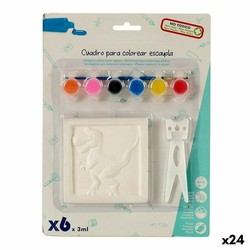 Manualidades Niños: Juego Pinta y Colorea Pincello Cuadro (24 Unidades) - Compra online en MegaJuguetes