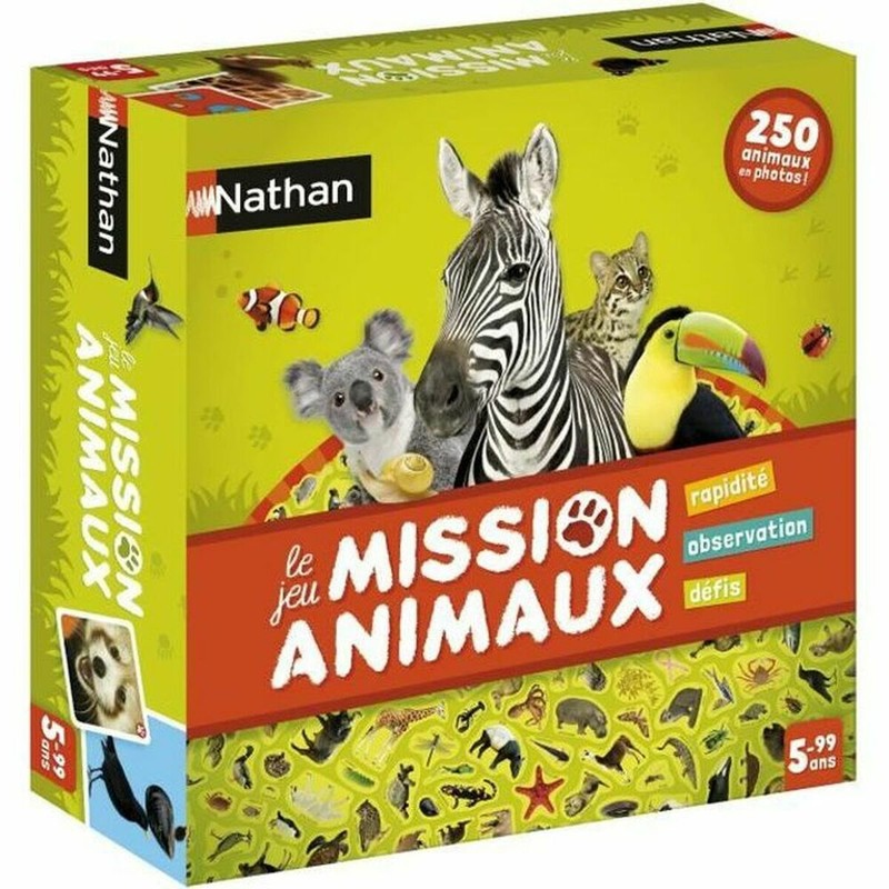 Juegos Mesa Niños Nathan Mission animaux - Descubre Animales - Compra online en MegaJuguetes