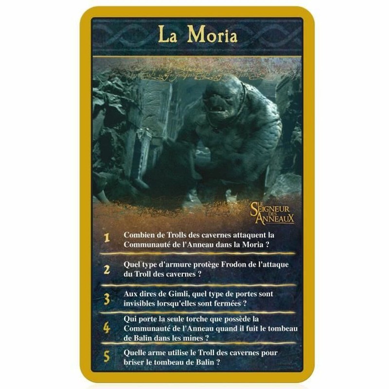 Juegos Mesa Niños: The Lord of the Rings Winning Moves - Trivia Temática