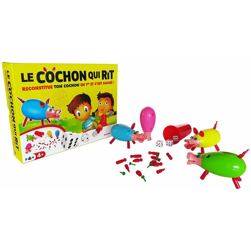 Juegos Mesa Niños Dujardin Laughing Pig by 4 - Educativo