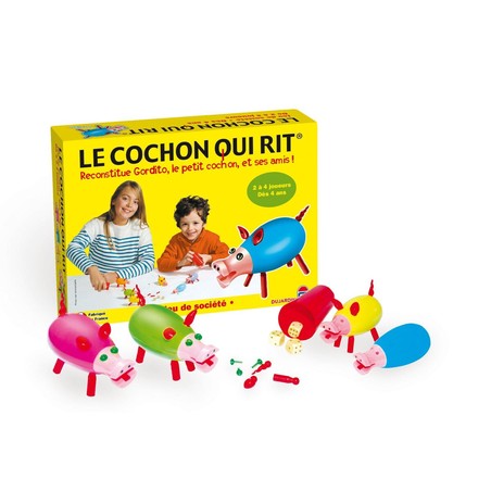 Juegos Mesa Niños Dujardin Laughing Pig by 4 - Educativo