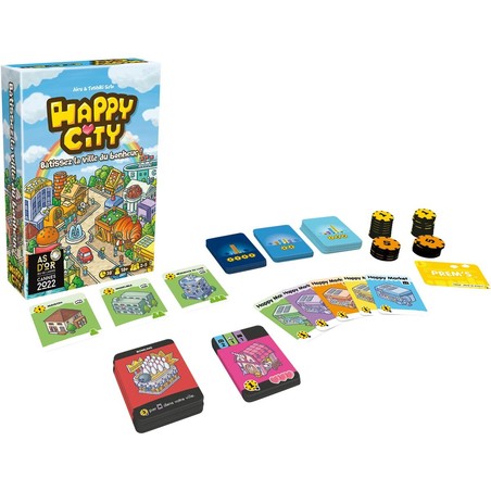 Juegos Mesa Niños Asmodee Happy City - Estrategia Divertida