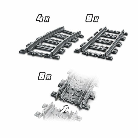 Figuras Acción Niños: Playset Lego City Rail 60238 Accesorios