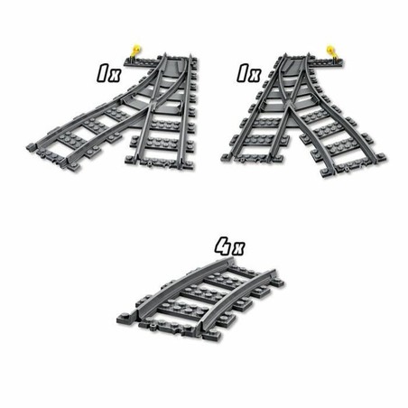Figuras Acción Niños: Playset Lego City Rail 60238 Accesorios