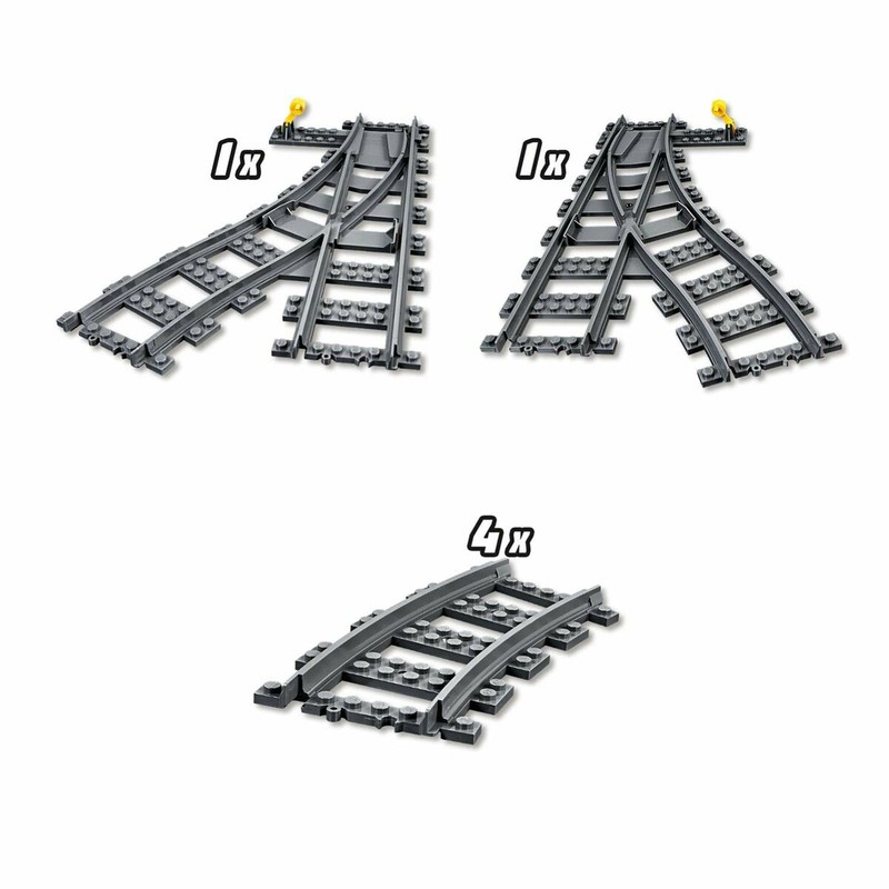 Figuras Acción Niños: Playset Lego City Rail 60238 Accesorios