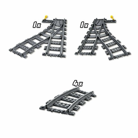 Figuras Acción Niños: Playset Lego City Rail 60238 Accesorios