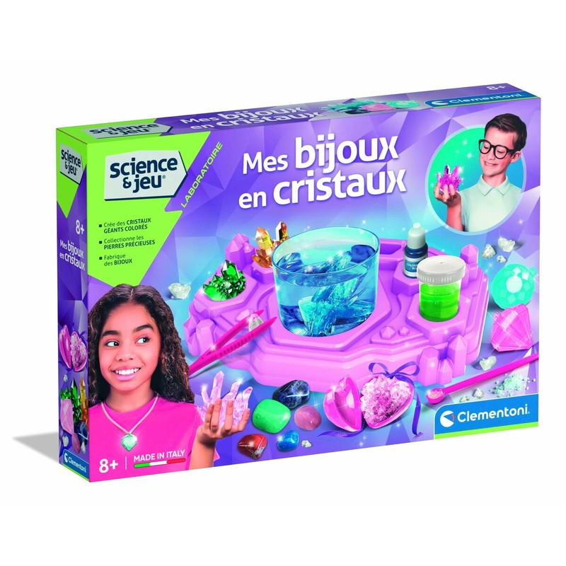 Laboratorio de cristal Clementoni para pequeños diseñadores