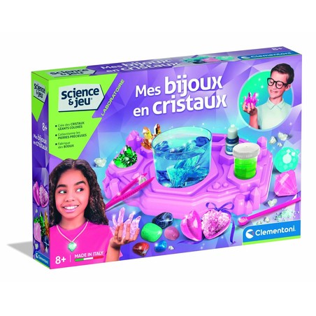 Laboratorio de cristal Clementoni para pequeños diseñadores
