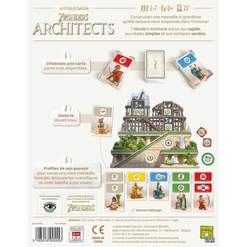 Juegos Mesa Niños Asmodee 7 Wonders: Architects