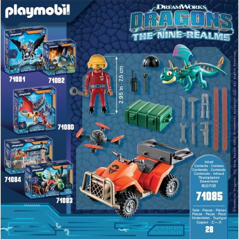 Figuras Acción Niños: Playset Dragón Playmobil 71085 Articulado