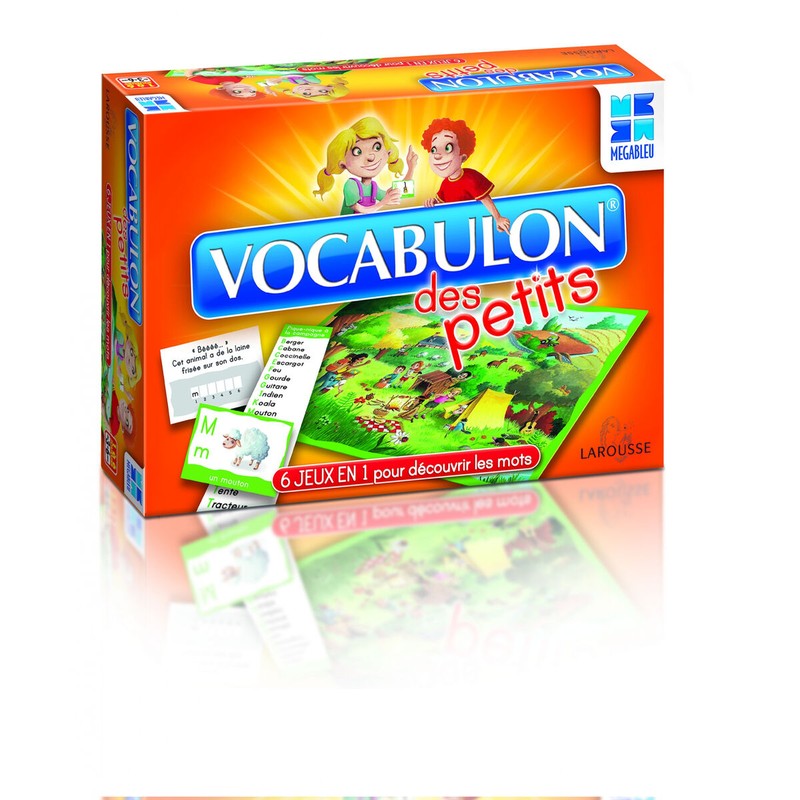 Juegos de Mesa Niños Megableu Vocabulon des Petits Educativo Francés