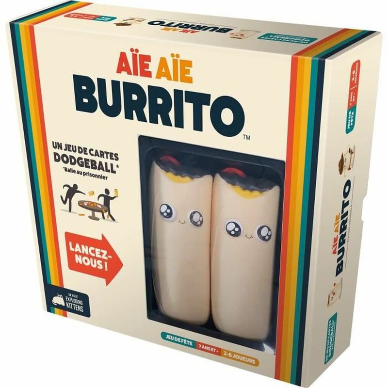 Juegos Mesa Niños Asmodee Aïe Aïe Burrito - Diversión Familiar