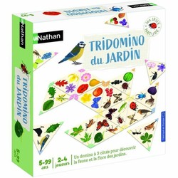 Juego de Mesa Tridomino Du Jardin Nathan Cartón - Compra online en MegaJuguetes
