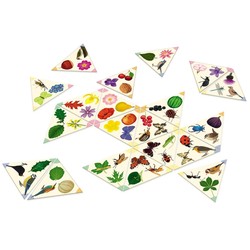 Juego de Mesa Tridomino Du Jardin Nathan Cartón - Compra online en MegaJuguetes 2