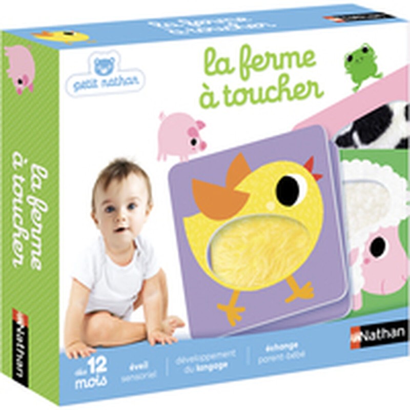 Juego de Mesa Niños Nathan The Farm to Touch Sensorial