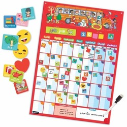 Juegos Mesa Niños Nathan My Perpetual Magnetic Calendar - Calendario Magnético Educativo 2