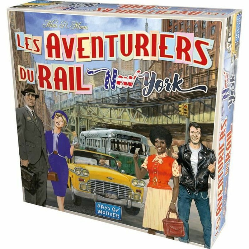 Juegos Mesa Niños Les Aventuriers du Rail New York Estratégico