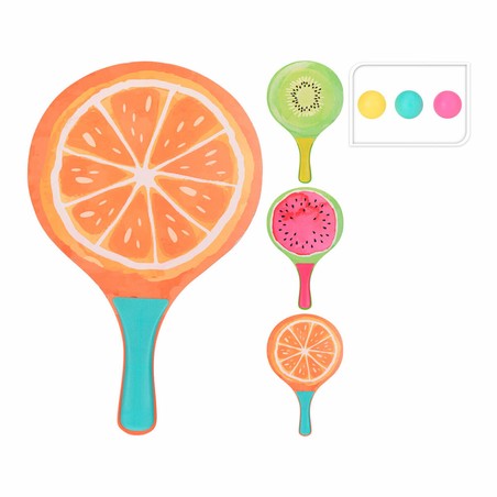 Juguetes Exterior Niños: Palas de Playa de Madera con Pelota - Compra online en MegaJuguetes