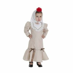 Disfraz de Chulapa para Niños Bebés Beige (2 Piezas) - Compra online en MegaJuguetes 2