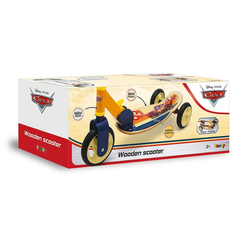 Juguetes Exterior Niños: Patinete Smoby Cars Plegable y Ajustable