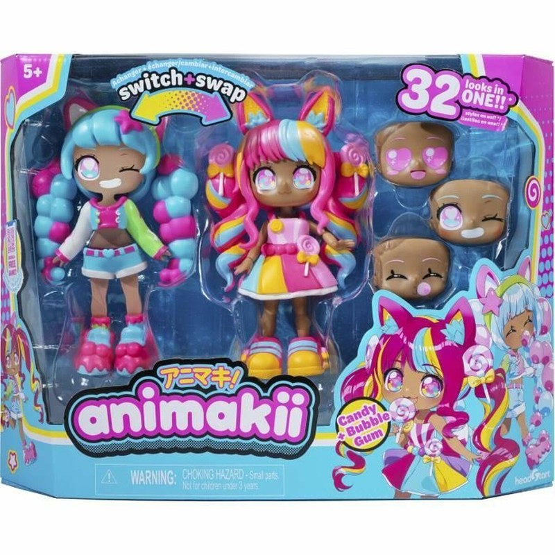 Juguete imaginación infantil, muñeca Bandai con accesorios