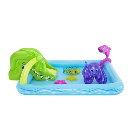 Juguetes Exterior Niños: Piscina Hinchable Bestway Parque Acuario