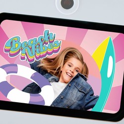 Cámara digital niños Canal Toys turquesa, ideal para pequeños fotógrafos 2