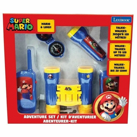 Juguetes Electrónicos Niños: Walkie-Talkie Lexibook Super Mario Kit Aventura