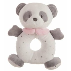 Peluches Niños: Peluche Sonajero Oso Panda Rosa 20 cm BigBuy Fun - Compra online en MegaJuguetes