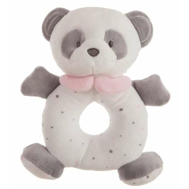 Peluches Niños: Peluche Sonajero Oso Panda Rosa 20 cm BigBuy Fun - Compra online en MegaJuguetes