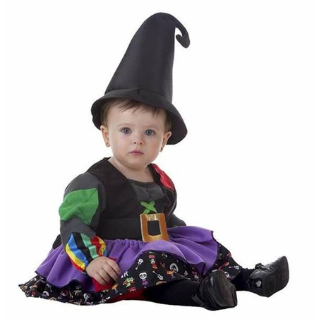 Disfraz niños Bruja Morado para Bebés 12 Meses - Compra online en MegaJuguetes