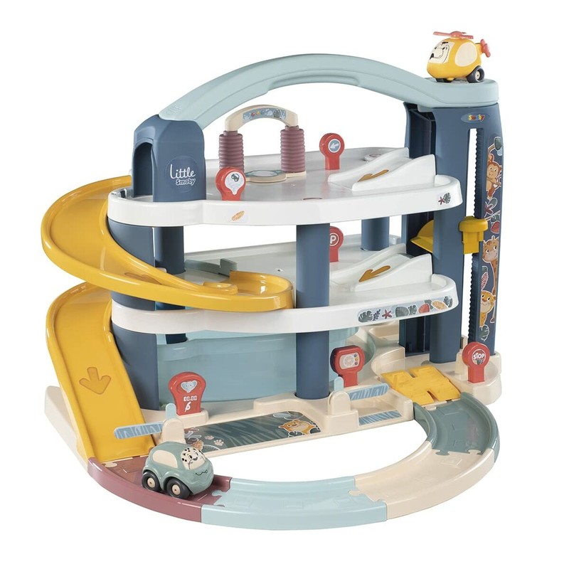 Coches Juguete Niños: Playset Smoby Big Garage Multicolor - Compra online en MegaJuguetes