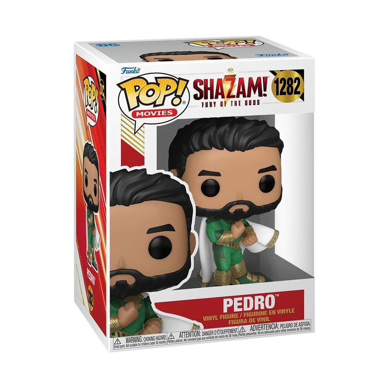 Figuras Acción Niños Funko Pop! SHAZAM! PEDRO Coleccionable - Compra online en MegaJuguetes