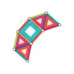 Figuras Acción Niños: Geomag Glitter Playset Magnético (35 Piezas) - Compra online en MegaJuguetes 2