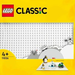 Juguetes Construcción Niños - Base LEGO Classic 11026 Blanca - Compra online en MegaJuguetes