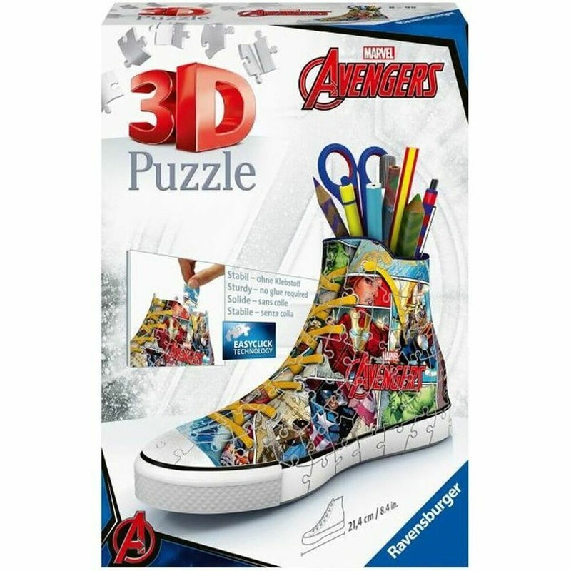 Puzzle infantil 3D Ravensburger Sneaker Avengers - Compra online en MegaJuguetes