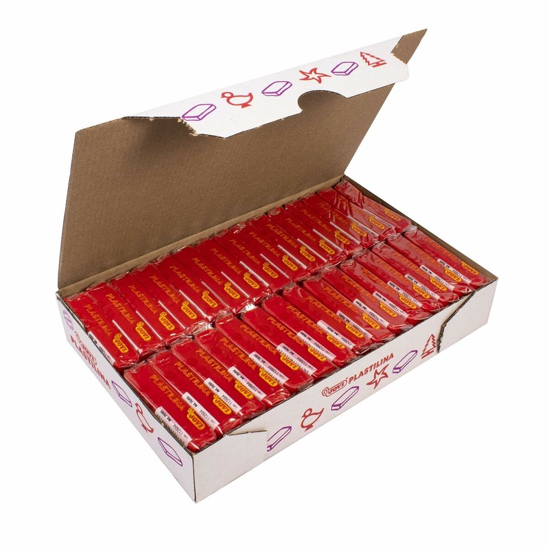 Manualidades Niños: Plastilina Jovi Rojo (30 piezas) - Compra online en MegaJuguetes