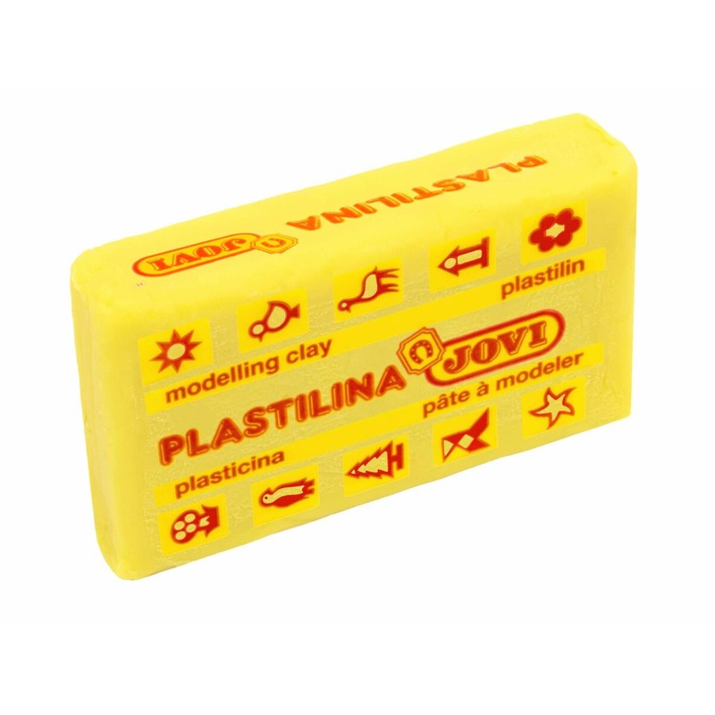 Manualidades Niños: Plastilina Jovi Amarilla 30 Piezas