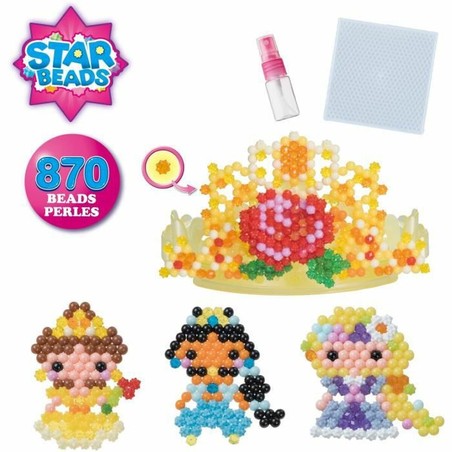Manualidades Niños: Abalorios Aquabeads Disney Princess Tiara 870 Piezas