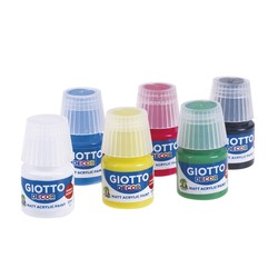 Manualidades Niños: Témperas Giotto Decor Multicolor 6 Piezas - Compra online en MegaJuguetes 2