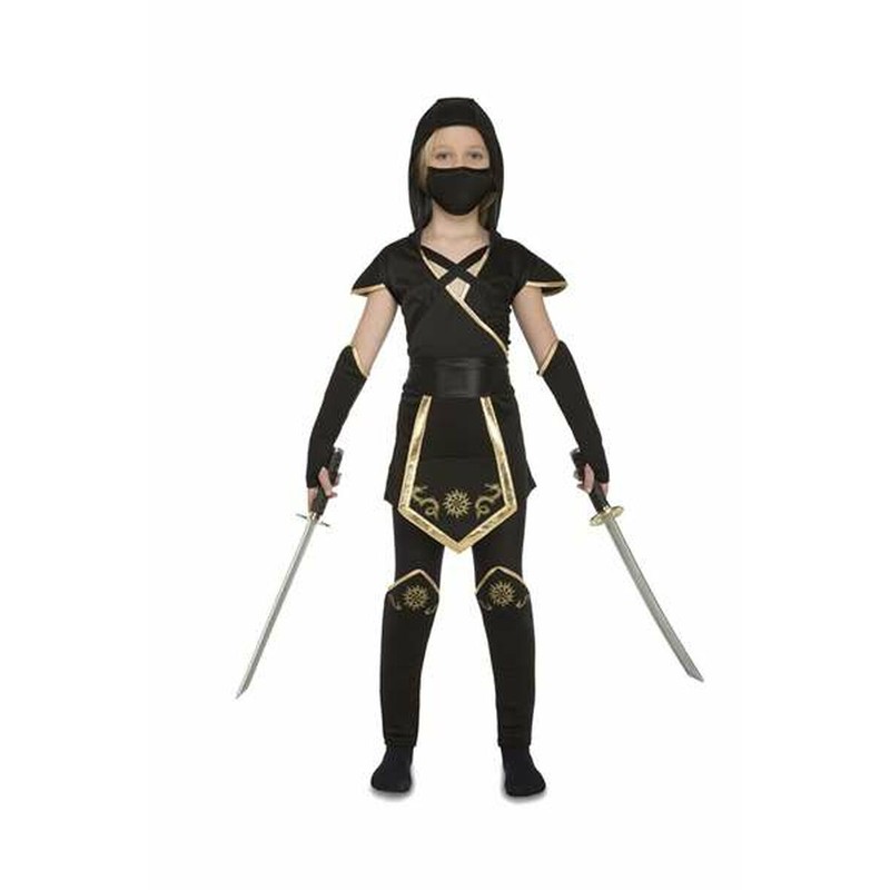 Disfraz Niños My Other Me Ninja Negro 5-6 Años (5 Piezas) - Compra online en MegaJuguetes