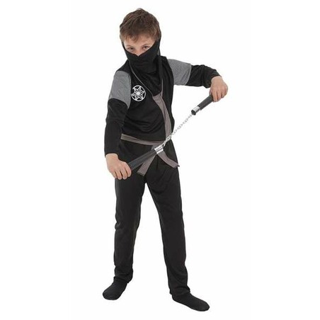 Disfraz Niños Ninja Negro (4 Piezas) - Compra online en MegaJuguetes