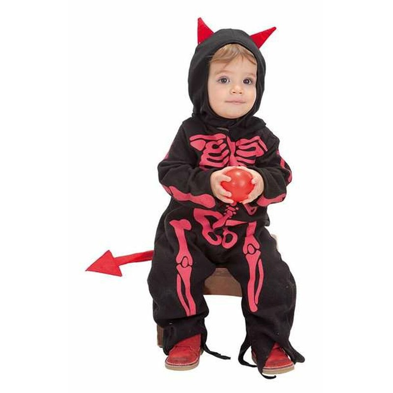 Disfraz Niños Bebés Diablo Esqueleto Mono 0-12 Meses - Compra online en MegaJuguetes