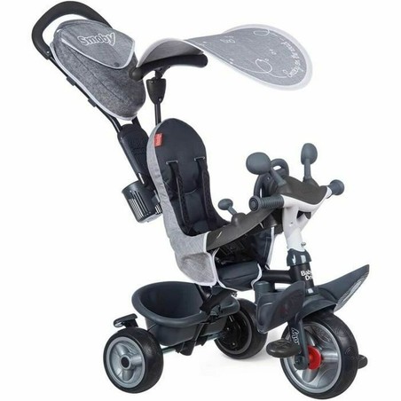 Juguetes Exterior Niños: Triciclo Smoby Baby Driver Plus Gris - Compra online en MegaJuguetes