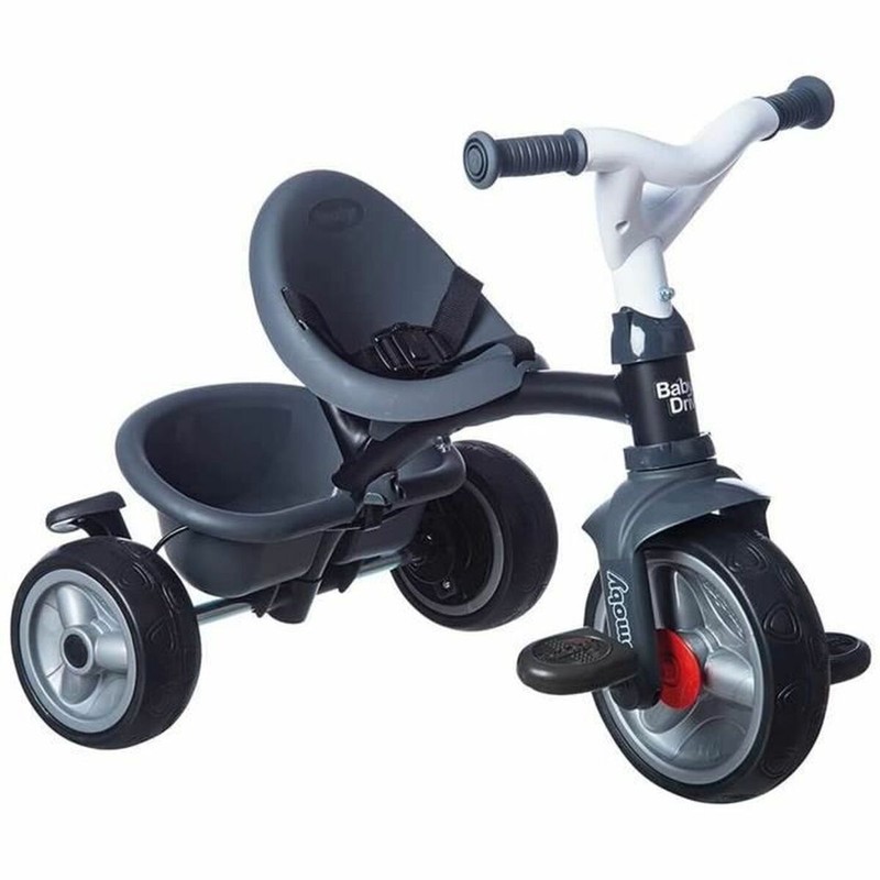 Juguetes Exterior Niños: Triciclo Smoby Baby Driver Plus Gris