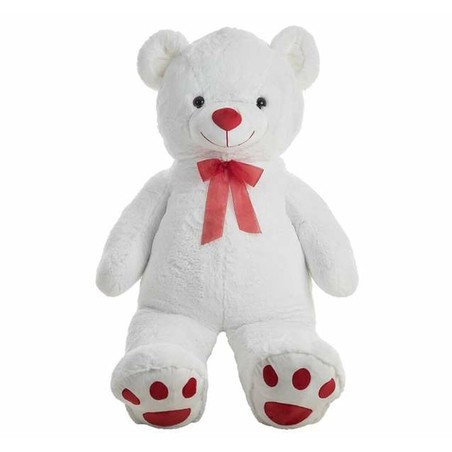 Peluches Niños: Oso de Peluche Pretty Blanco 40 cm - Compra online en MegaJuguetes